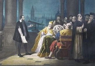 Galileo mostra al Doge Leonardo Donà il suo cannocchiale